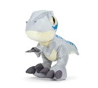Famosa Softies - Peluche Jurassic World Blue de 25 cm con peana, muñeco blandito y Suave, con Relleno ecológico, para Fans de la película Parque Jurásico y niños Desde 0 años, (760021458), 760019373