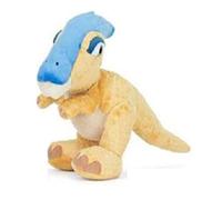 Famosa Softies - Peluche Jurassic World Parasaurolophus de 25 cm con peana, muñeco blandito y Suave, con Relleno ecológico, para Fans de la película Parque Jurásico y niños Desde 0 años, (760021457)