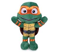 Famosa Softies - Peluche Michelangelo de Las Tortugas Ninja, la película Caos mutante, Mide 30cm, con máscara Naranja y Detalles, para Regalar a niños y niñas de Cualquier Edad (760022774)