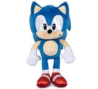 Famosa Softies - Sonic Peluche de 30 centímetros, con Textura Suave y blandita, Erizo Azul de Videojuegos clásicos, para niños pequeños y Fans de los Juegos y película, (760021143)
