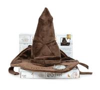 Famosa, Sombrero Seleccionador de Harry P. con Sonido en Inglés, Peluche Suave, 24 cm, Colección Wizarding World, con Frases de las Casas de Hogwarts