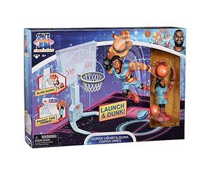 Famosa- Super Dunks de Space Jam, cancha de Baloncesto con Figura de Lebron para lanzar tripes o Mates (700016841)