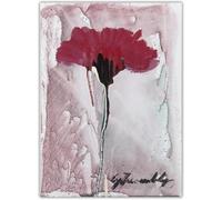 Famoso póster de Cy Twombly 《Rosa roja》 Arte de pared Cy Twombly Pintura en lienzo Mente abstracta Pensamientos Impresiones para la decoración de la sala de estar Cuadro 30x40cmx1 Sin marco