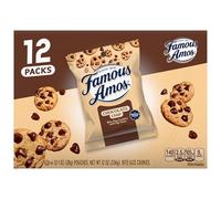 Famous Amos Galletas clásicas con chispas de chocolate, bolsa de 28 ml (paquete de 12)