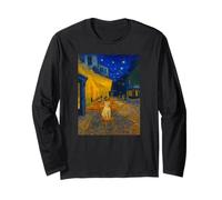 Famous Artist Painting Cafe Terrace At Night With Cat Humor Manga Larga