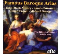 Famous Baroque Arias. uvres de Ainsley, Bowman, Fischer, George. Robert King.