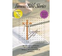 Famous Bible Stories Word Search: Word Search with Easy to Read Print Word Search Puzzles of famous bible stories [6x9 inches,110 pages) 50 + puzzles ... Brain Fog, Therapy, Cognitive Rehabilitation