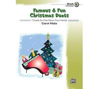 Famous & Fun Christmas Duets, Book 5: 7 Duets for One Piano, Four Hands: Intermediate