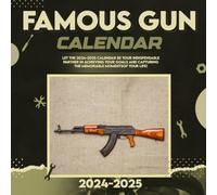 famous gun Cαʅҽɳԃαɾ 2024-2025: 16 Months of The Animal from Sep 2024 to Dec 2025,Square 8.5 x 8.5 Inches Gift For Organizing & Planning