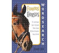 Famous Horses Word Search: A Fun Puzzle Book Featuring 495 Legendary Racehorses, Mythical Steeds, and Iconic Equine Names - Perfect for Horse Lovers, Adults, and Seniors (Jenny Bee's Wordsearch)