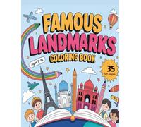 Famous Landmarks Coloring Book: Travel the World Through Art