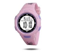 FAMU Land Reloj Digital Niña Unicornio. Sumergible. Alarma. Cronómetro. De 5 6 7 8 9 10 Años - Correa de Silicona con Unicorniosl Pequeñas Princesas- Unicorn Watch (Rosa)