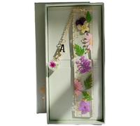 Famweylami Regalos Mujer Navidad, Marcadores de Libros Personalizado Originales, Regalo para Profesora 26 Letras, Jubilación, de Despedida, Profesor, Graduación, Fin de curso-A