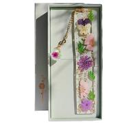 Famweylami Regalos Mujer Navidad, Marcadores de Libros Personalizado Originales, Regalo para Profesora 26 Letras, Jubilación, de Despedida, Profesor, Graduación, Fin de curso-S