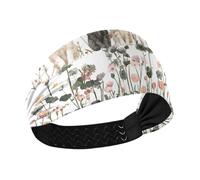 famyily Beauty Scottish Fold Cats - Diadema deportiva blanca refrescante para correr, maquillaje, gimnasio, fútbol, colorido perro salchicha y estrellas