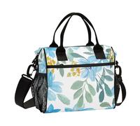 famyily Blue Crush - Bolsa de almuerzo térmica para el trabajo, ecológica, con correa para el hombro, bolsa de almuerzo grande para mujeres, adolescentes, picnic