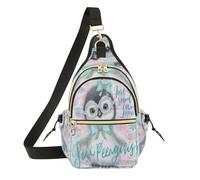 famyily Bolsos cruzados para mujer, bolso casual de moda para correr, senderismo, solo una niña que ama a un cachorro, Just a Girl Who Loves Penguin