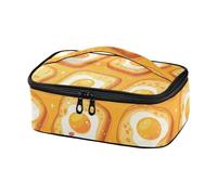 famyily Breakfast Yummy Toast - Bolsas de almuerzo pequeñas decorativas amarillas para mujer, contenedor de almuerzo aislado, mini lonchera para viajes, bolsa de almuerzo para hombre