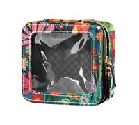 famyily Glam Butterfly - Bolsa de maquillaje transparente pequeña e impermeable para viajes, neceser de viaje, Mariposa glamurosa, 1 size