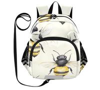 famyily lindas orejas grandes niños mochilas correa chicas cool anti-perdida niño bolsa de libros con banda reflectante abeja felicidad feliz, abeja feliz suerte, S, Mochilas de viaje de un día