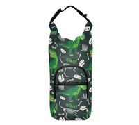 famyily T Rex and Dino Bones Roar Sling - Soporte para botella de agua versátil con aislamiento para botella de agua, bolsa de transporte para senderismo, se adapta a botellas de 20 onzas, 24 onzas,