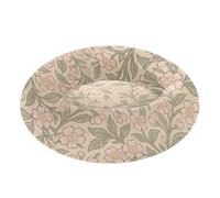 famyily William Morris - Camas para mascotas y gatos con patrón de flor de cerezo, extraíble y lavable, cojín para mascotas de tamaño mediano, M