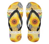 famyily Yellow Hair Bunny Anime Peace Love Cure Childhood - Chanclas de goma esenciales para mujer para boda, Peace Love Cure Childhood, Medium