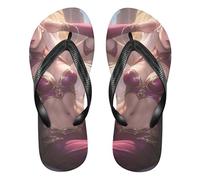 famyily Yellow Hair Bunny Anime Warrior Woman - Chanclas de goma impermeables para mujer para playa, Anime Warrior Woman, X-Large X-Wide