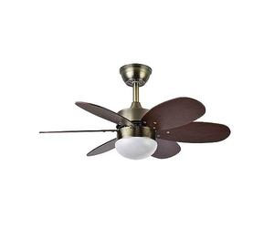 Fan Alves de cuero con luz y motor CC