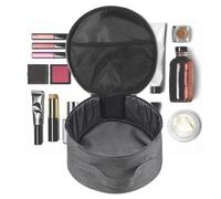 Fan Bag, Folding Telescopic Fan Storage Case, Round Zippered Portable Carrying Bag for Men and Women, Ideal for Travel, Beach, Picnic, Camping, Outdoor Events, and Daily Use Organization