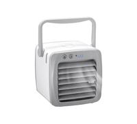 Fan Bedroom, 3 Speeds Electric Fan with Humidifier, 5.51x5.51 Inches Size Adjustable Wind Speed, Small Blower for Usb Powered Desk Table Rv Tent Kitchen Indoor Dorm Patio, White