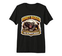 Fan de Honey Badger: The Ultimate Badass, Genial y Amante de los Animales Camiseta Premium