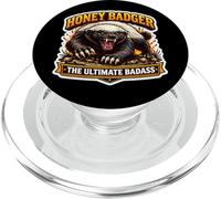 Fan de Honey Badger: The Ultimate Badass, Genial y Amante de los Animales PopSockets PopGrip para MagSafe
