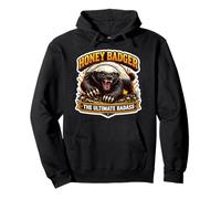 Fan de Honey Badger: The Ultimate Badass, Genial y Amante de los Animales Sudadera con Capucha