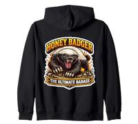 Fan de Honey Badger: The Ultimate Badass, Genial y Amante de los Animales Sudadera con Capucha