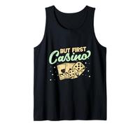 Fan De Juego But First Casino Camiseta sin Mangas