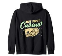Fan De Juego But First Casino Sudadera con Capucha