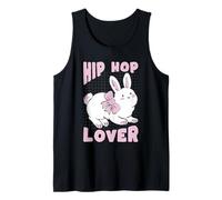 Fan de la música de Conejo Lindo Amante del Hip Hop Camiseta sin Mangas