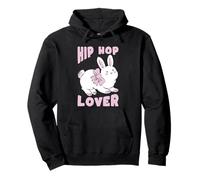 Fan de la música de Conejo Lindo Amante del Hip Hop Sudadera con Capucha