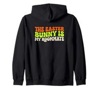 Fan de The Easter Bunny Is My Roommate Holiday Spring Bunny Sudadera con Capucha