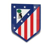 fan decor Placa de Pared Atlético de Madrid - Cuadro Decorativo Acrílico con Licencia Oficial y Kit de Colgado - Regalo del Atlético de Madrid para Hombres, Niños y Aficionados