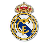fan decor Placa de Pared Real Madrid - Cuadro Decorativo Acrílico con Licencia Oficial y Kit de Colgado - Regalo del Real Madrid para Hombres, Niños y Aficionados - Decoración para Dormitorio