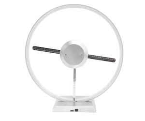 Fan del Holograma 3D, Fan Holográfica del del Metal del ABS de 224 LED para los Centros Comerciales (Enchufe de la UE)