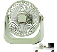 Fan Di Tavolo - Ventilatori Da Tavolo Per Camera Da Letto, Dispositivo Di Raffreddamento Silenzioso Portatil Con Testa Di Inclinazione A 90 Gradi, Circolatore Ad Aria Ricaricabile Gadget Freschi Per