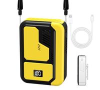 Fan di vita - sotto la ventola in vita a pinza, elettrodomestici di raffreddamento al caldo, refrigeratore d'aria ricaricabile con basso rumore per viaggi, spiaggia, campeggio, escursioni,