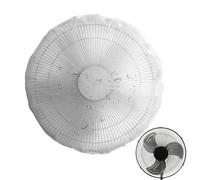 Fan Dust Cover, Waterproof Fan Protector, Standing Pedestal Case, Child Safety Shield, Protective for Apartment Dormitory Hotel Restaurant Home Cooling Equipment Use, 17.72x17.72 inches