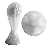 Fan Dust Cover, Waterproof Standing Protector, Child Safety Pedestal Case, Durable Zippered Shield, Easy to Clean Fabric, 1 Piece, Grey, for Apartment, Dormitory, Hotel, Restaurant, 51.18x15.75Inches,