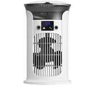 Fan for Bedroom - Portable Adjustable Cooling Cooler with Light, Rechargeable Telescopic Personal Air Circulator, Quiet Multidirectional Nightlight Blower Machine | Stepless Speed Control Breather For