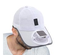 Fan Hat, 180 grados Adjustable Solar Hat Blower, 3 Speed Cooling and Built-in Panel, Outdoor Sun Cap for Sports, Gardening, Travel, Golf, Fishing, Beach, Hiking, Caqui