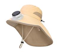 Fan Hat, Solar Cooling Hat, UV-Blocking Breathable Headwear, Powered Ventilador, Sun Bonnet with Blower for Outdoor, Camping, Fishing, Hiking, Beach, Boys, Girls, 30.01 Pulgadas